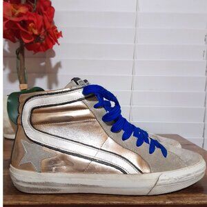 Golden Goose Slide High Top Sneakers Women's Sz 35 (5 US size) Preowned